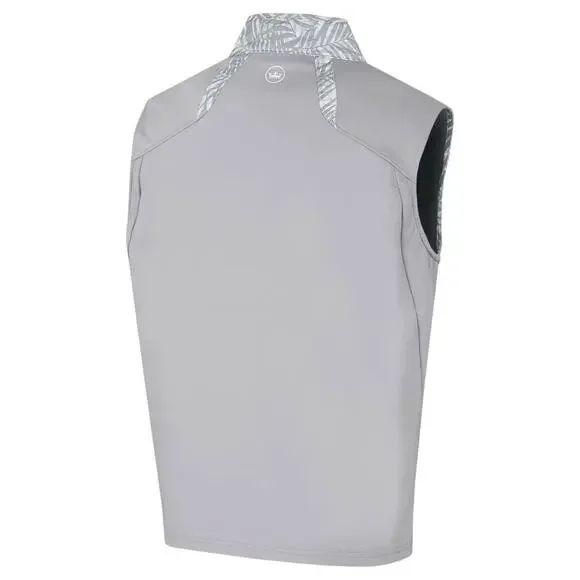 Peter Millar Crown Sport Hyperlight Fuse Elite Quilted Vest Jacket Gray M $200 - Picture 5 of 16